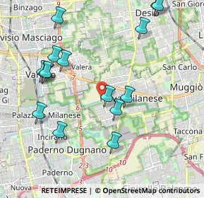 Mappa Via Moro, 20834 Nova Milanese MB, Italia (2.256)