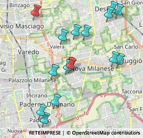 Mappa Via Moro, 20834 Nova Milanese MB, Italia (2.276)