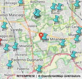 Mappa Via Moro, 20834 Nova Milanese MB, Italia (3.035)