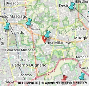 Mappa Via Moro, 20834 Nova Milanese MB, Italia (3.68273)