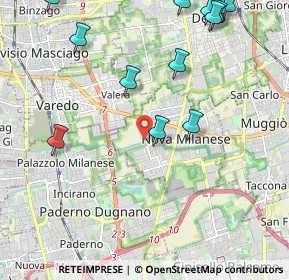Mappa Via Moro, 20834 Nova Milanese MB, Italia (2.71462)
