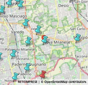Mappa Via Moro, 20834 Nova Milanese MB, Italia (3.44)