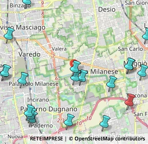 Mappa Via Moro, 20834 Nova Milanese MB, Italia (2.995)