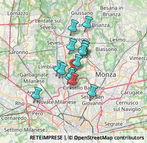 Mappa Via Moro, 20834 Nova Milanese MB, Italia (4.60071)