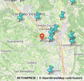 Mappa 36070 Brogliano VI, Italia (2.74538)