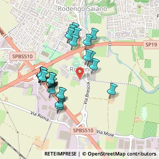 Mappa Via Colombaia, 25050 Rodengo-Saiano BS, Italia (0.45607)
