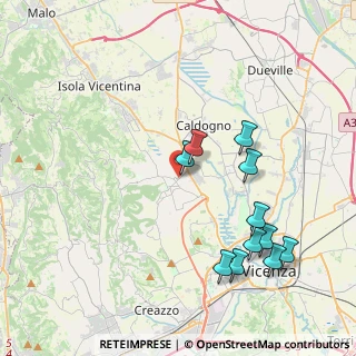 Mappa Via Monte Priaforà, 36030 Costabissara VI, Italia (4.28)