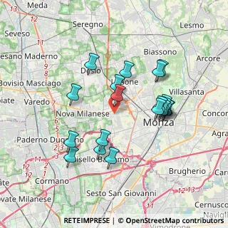 Mappa Via Luciano Manara, 20835 Muggiò MB, Italia (3.36263)