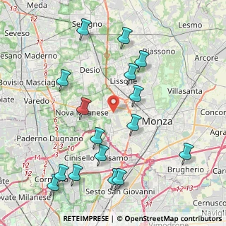Mappa Via Luciano Manara, 20835 Muggiò MB, Italia (4.65688)