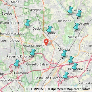 Mappa Via Luciano Manara, 20835 Muggiò MB, Italia (5.66091)
