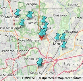 Mappa 20053 Muggiò MB, Italia (3.55923)