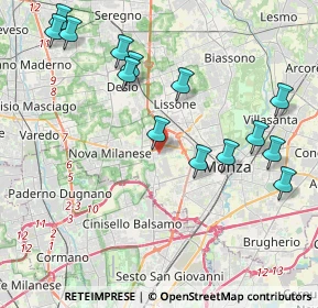 Mappa 20053 Muggiò MB, Italia (4.54714)