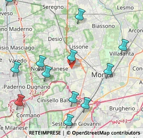 Mappa 20053 Muggiò MB, Italia (5.28692)