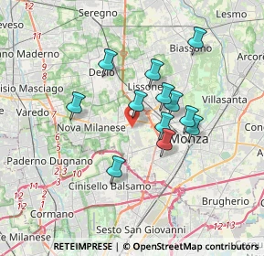 Mappa 20053 Muggiò MB, Italia (2.815)