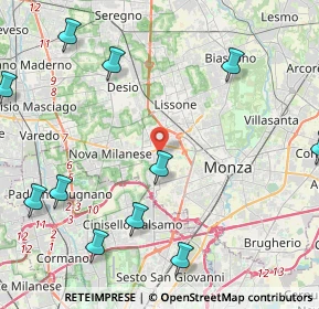 Mappa 20053 Muggiò MB, Italia (5.66727)