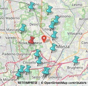 Mappa Via Luciano Manara, 20835 Muggiò MB, Italia (4.65688)