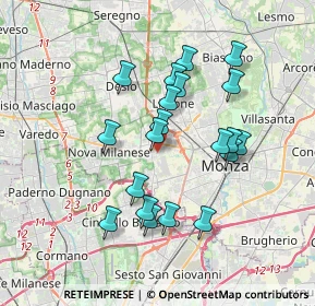 Mappa 20053 Muggiò MB, Italia (3.2595)