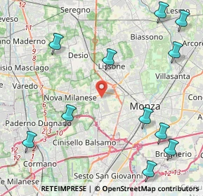 Mappa Via Luciano Manara, 20835 Muggiò MB, Italia (5.66091)