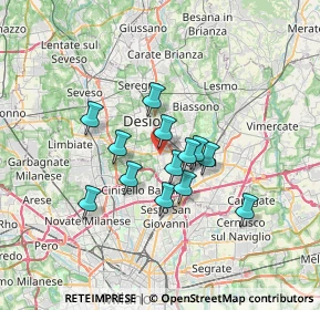 Mappa 20053 Muggiò MB, Italia (5.15538)