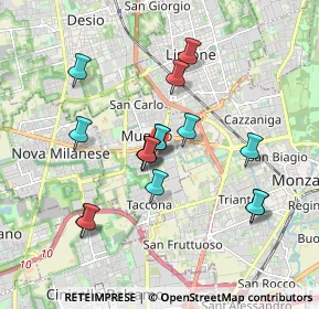 Mappa 20053 Muggiò MB, Italia (1.5875)