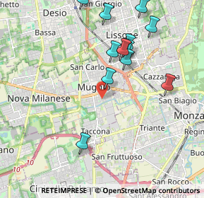 Mappa 20053 Muggiò MB, Italia (2.06231)