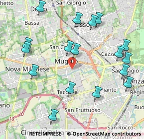 Mappa 20053 Muggiò MB, Italia (2.36647)