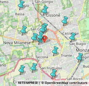 Mappa 20053 Muggiò MB, Italia (2.034)