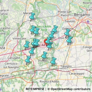 Mappa Via Europa, 20056 Grezzago MI, Italia (5.95588)