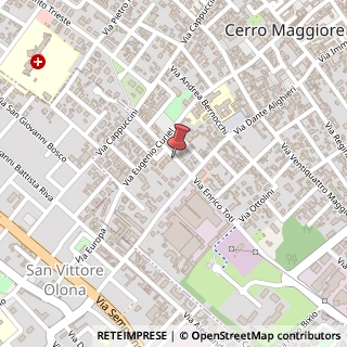 Mappa Via Alessandro Manzoni, 6, 20023 Cerro Maggiore, Milano (Lombardia)