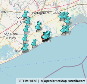 Mappa Via dei Vichinghi, 30021 Caorle VE, Italia (11.047)