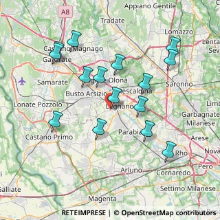 Mappa Eni Station Pv.56359 Via Novara Via Sabotino NORD OVEST, 20025 Legnano MI, Italia (7.69333)