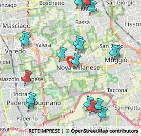 Mappa Via XX Settembre, 20834 Nova Milanese MB, Italia (2.5175)