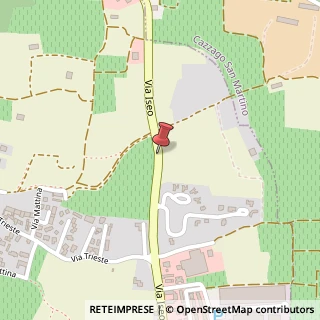 Mappa Via iseo 12, 25030 Erbusco, Brescia (Lombardia)