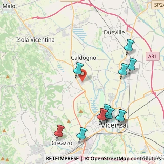 Mappa Via Enrico Fermi, 36030 Costabissara VI, Italia (4.945)