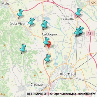 Mappa Via Enrico Fermi, 36030 Costabissara VI, Italia (4.63455)