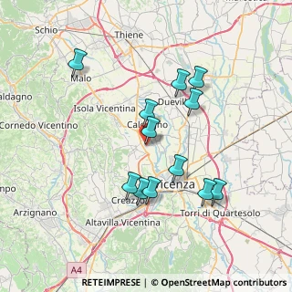 Mappa Via Enrico Fermi, 36030 Costabissara VI, Italia (6.7675)
