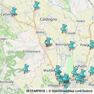 Mappa Via Enrico Fermi, 36030 Costabissara VI, Italia (3.44211)