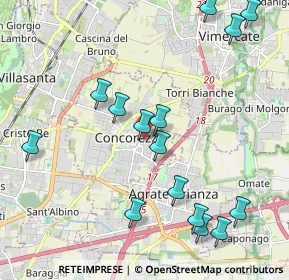 Mappa Via Padre Tarcisio Massironi, 20049 Concorezzo MB, Italia (2.32267)