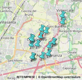 Mappa Via Padre Tarcisio Massironi, 20049 Concorezzo MB, Italia (1.40938)