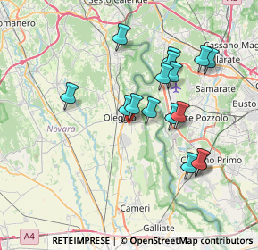 Mappa Via San Giovanni, 28047 Oleggio NO, Italia (6.71563)