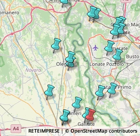 Mappa Via San Giovanni, 28047 Oleggio NO, Italia (10.0085)