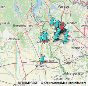 Mappa Via San Giovanni, 28047 Oleggio NO, Italia (10.4445)