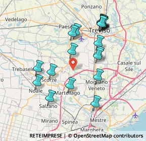 Mappa Via Milan, 31059 Zero Branco TV, Italia (7.735)