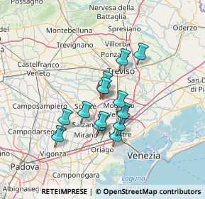 Mappa Via Milan, 31059 Zero Branco TV, Italia (10.53077)