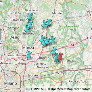 Mappa Via Lambro, 20864 Agrate Brianza MB, Italia (6.118)