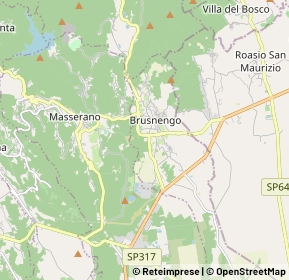 Mappa 13862 Brusnengo BI, Italia (1.5565)