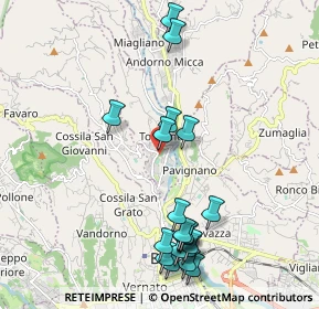 Mappa Via Martiri della Libertà, 13818 Tollegno BI, Italia (2.2315)