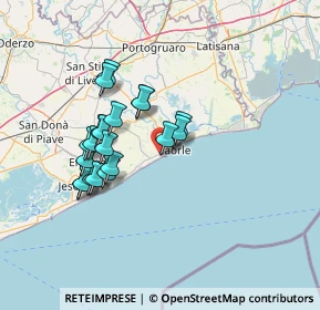 Mappa Darsena marina, 30021 Caorle VE, Italia (11.937)