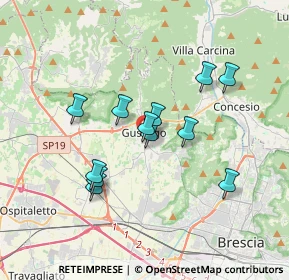 Mappa Via Armando Diaz, 25064 Gussago BS, Italia (2.94583)