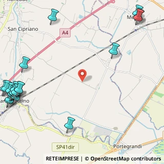 Mappa Via Piovega, 31056 Roncade TV, Italia (3.6955)